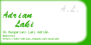 adrian laki business card